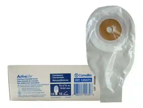 Bolsa Drenable Recortable Una Pieza (Transparente) Active Life - Convatec