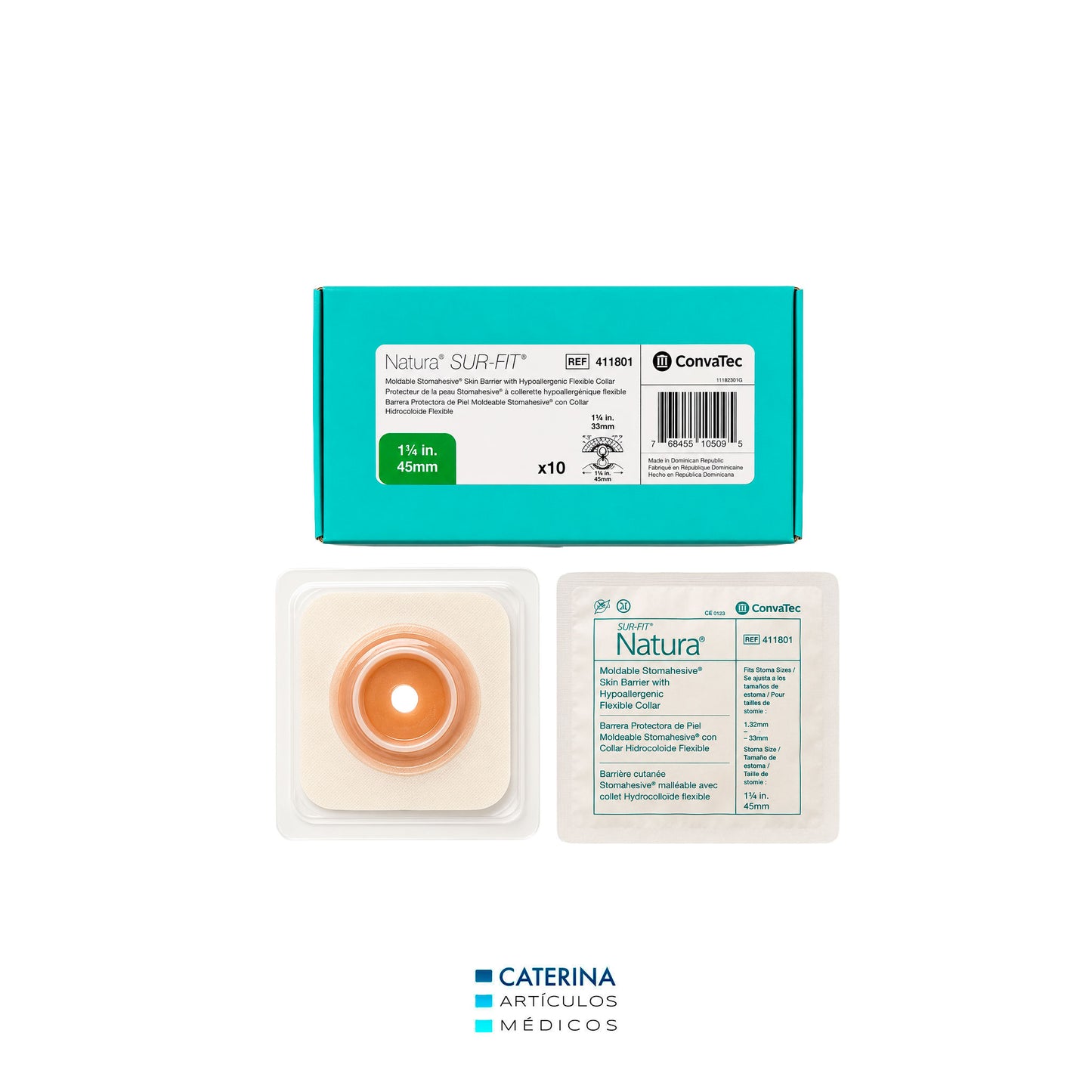 Placa moldeable plana 45 mm 13-22 Convatec