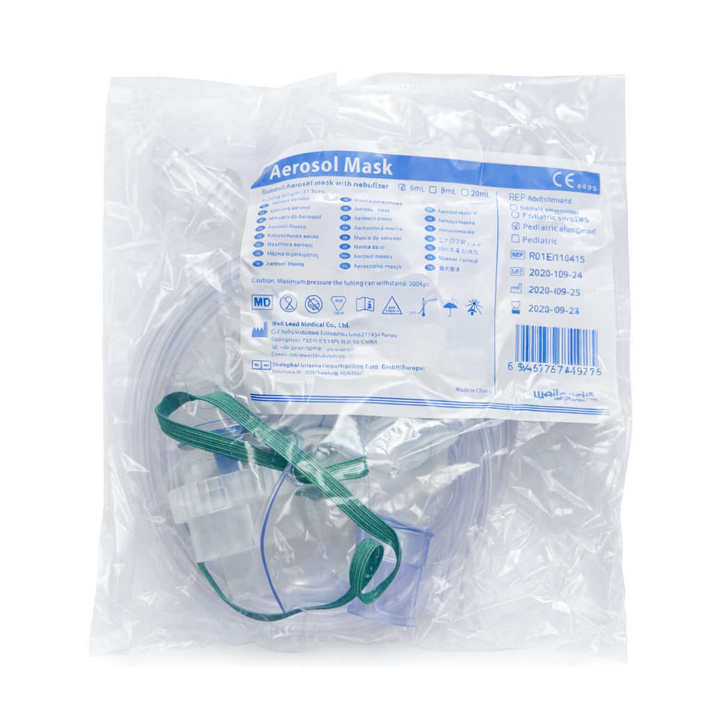 Mascarilla nebulización pediatrica