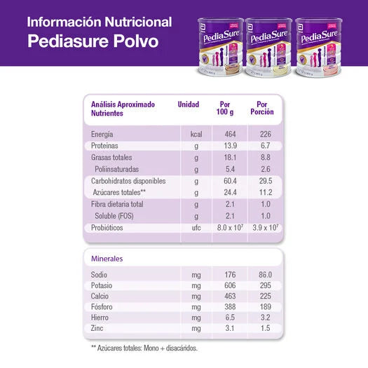 Pediasure Polvo 850gr - Abbott