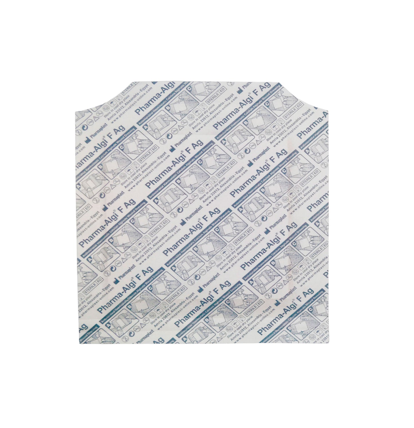 Apósito de Alginato con Plata 10x10cm - Pharma Algi F Ag