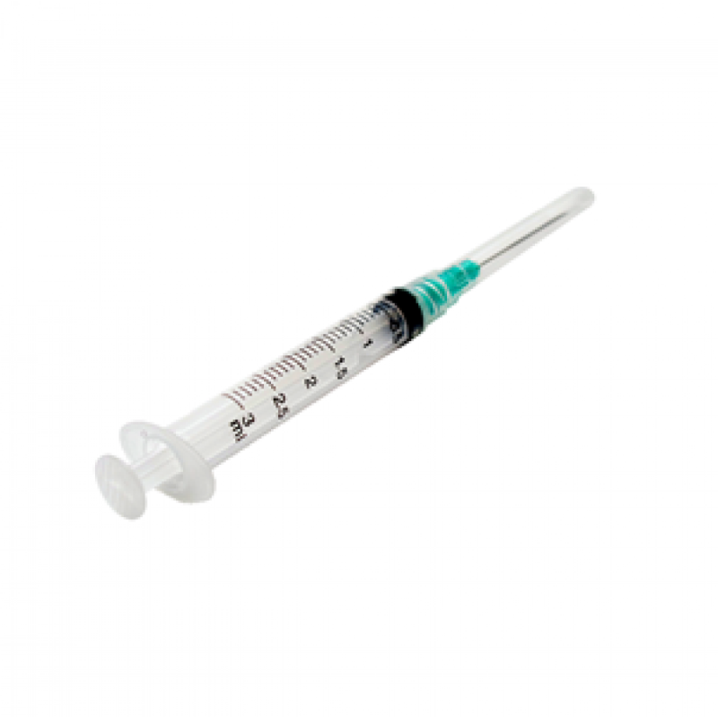 Jeringa 3mL Luer Lock con Aguja 21G x 1 1/2" - BD