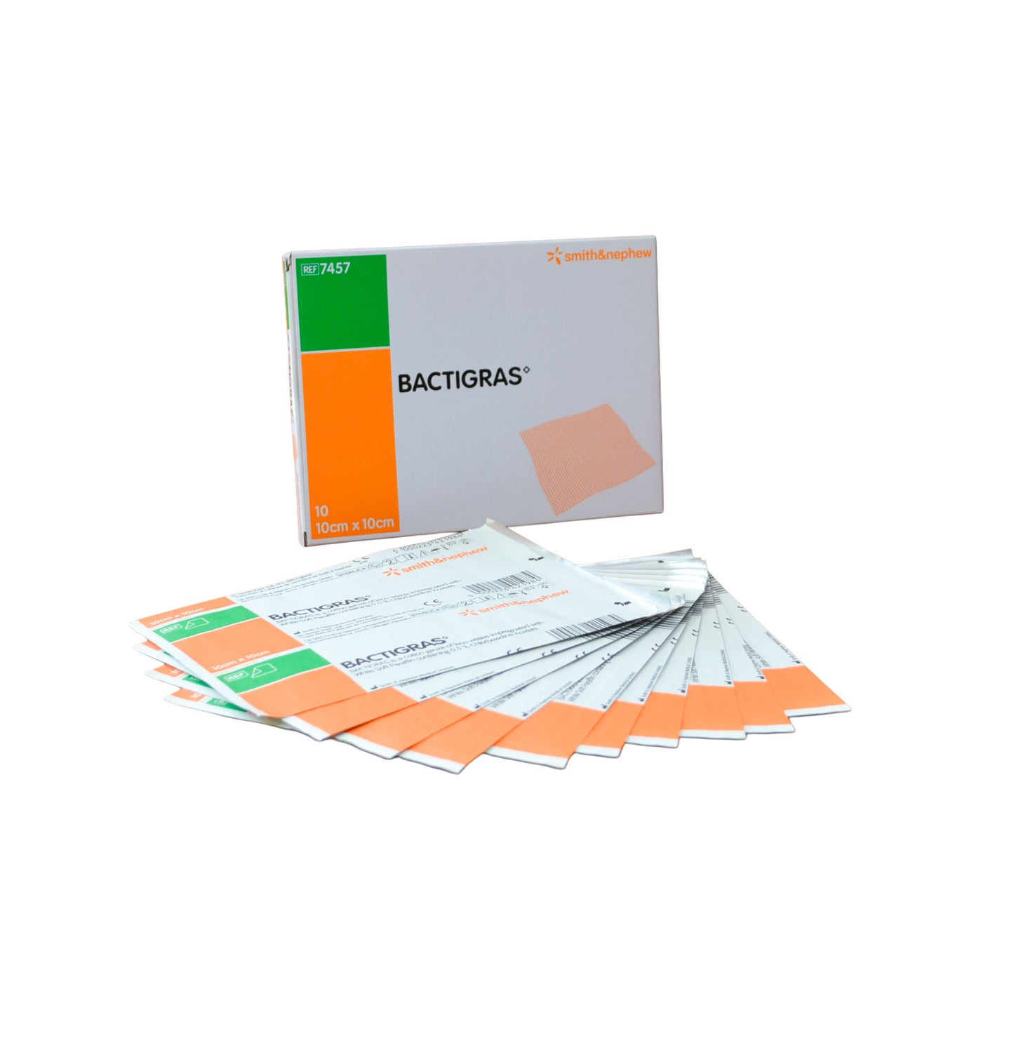 Pack Bactigras 10x10cm 10unds