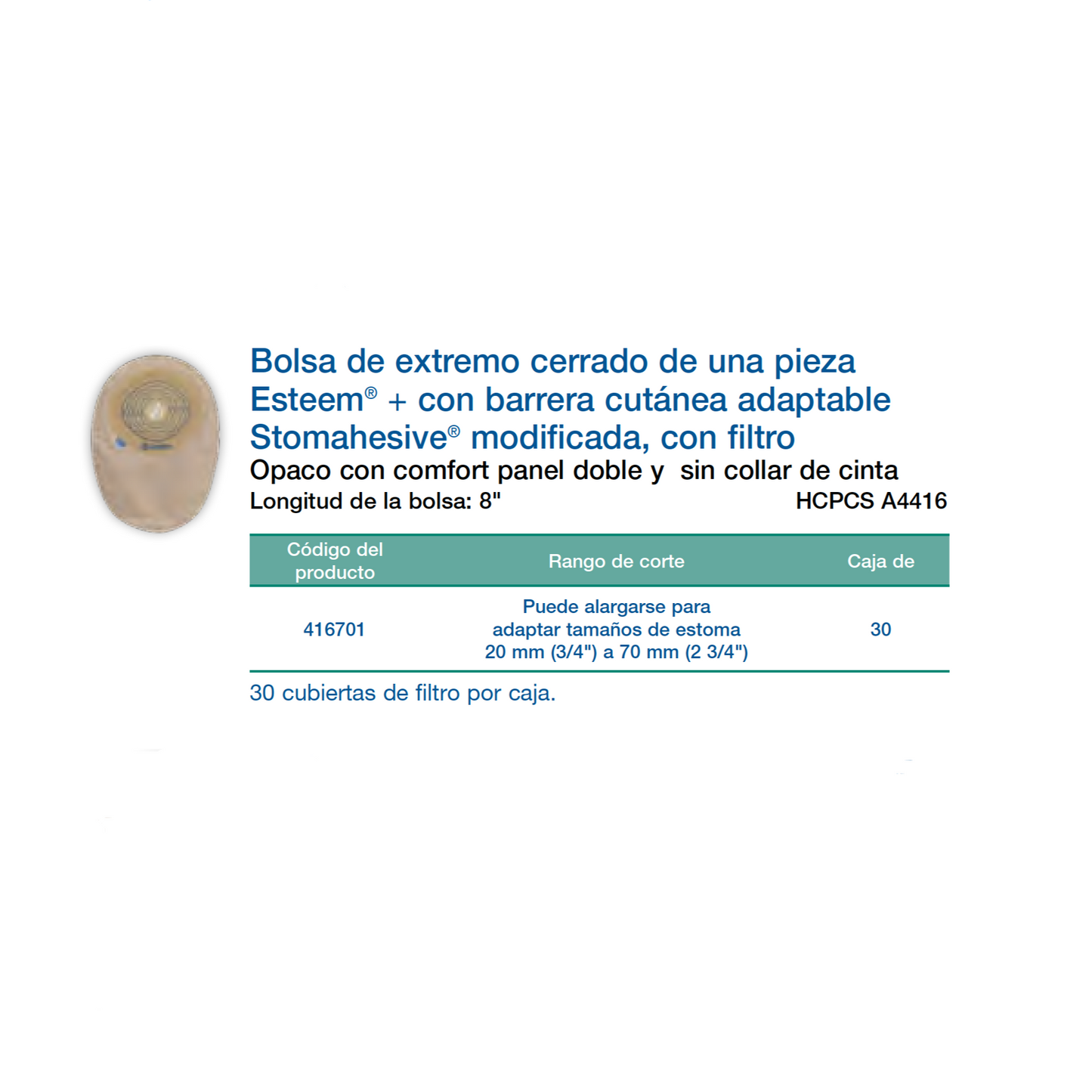 bolsa cerrada una pieza