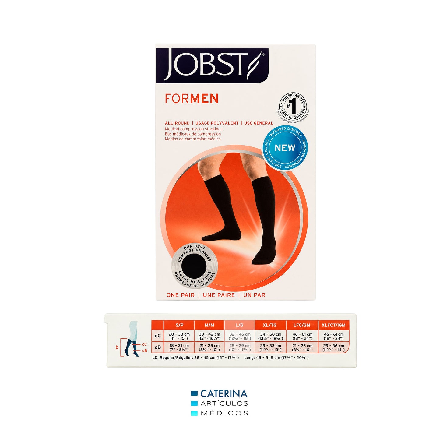 Calcetines de Compresión - hombre - 20 -30 mmHg – JOBST