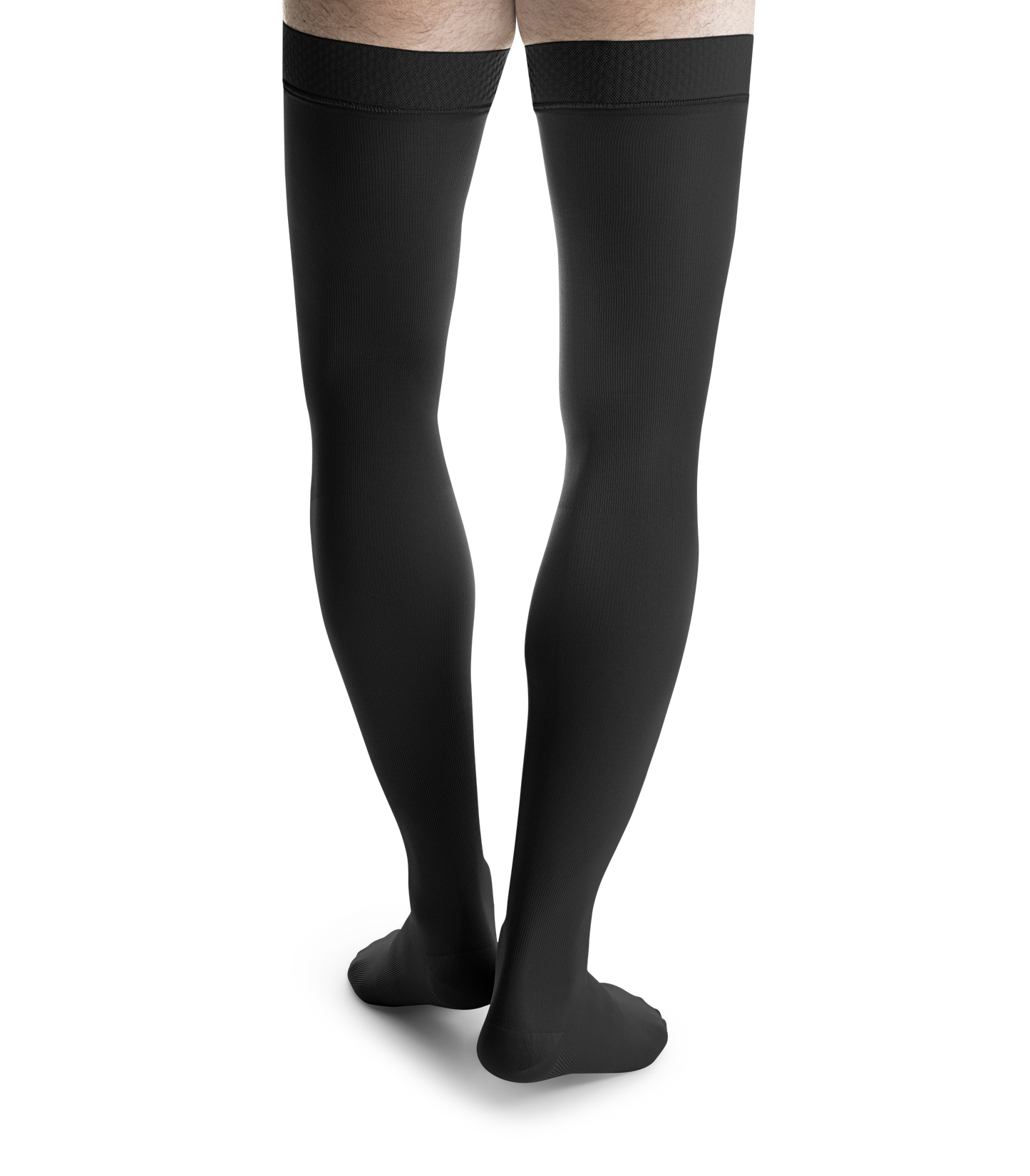 Calcetín Compresivo Muslo JOBST FOR MEN compresion baja 15 - 20 mmHg color negro