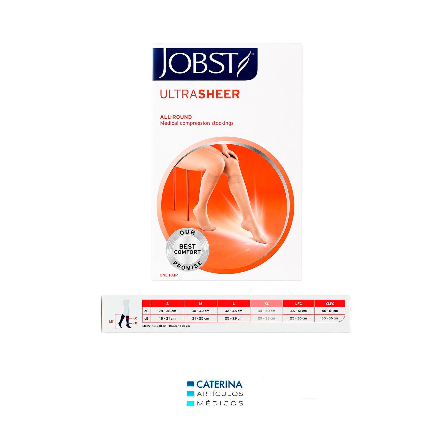 Calcetines de Compresión sin punta - mujer - 15–20 mmHg – JOBST