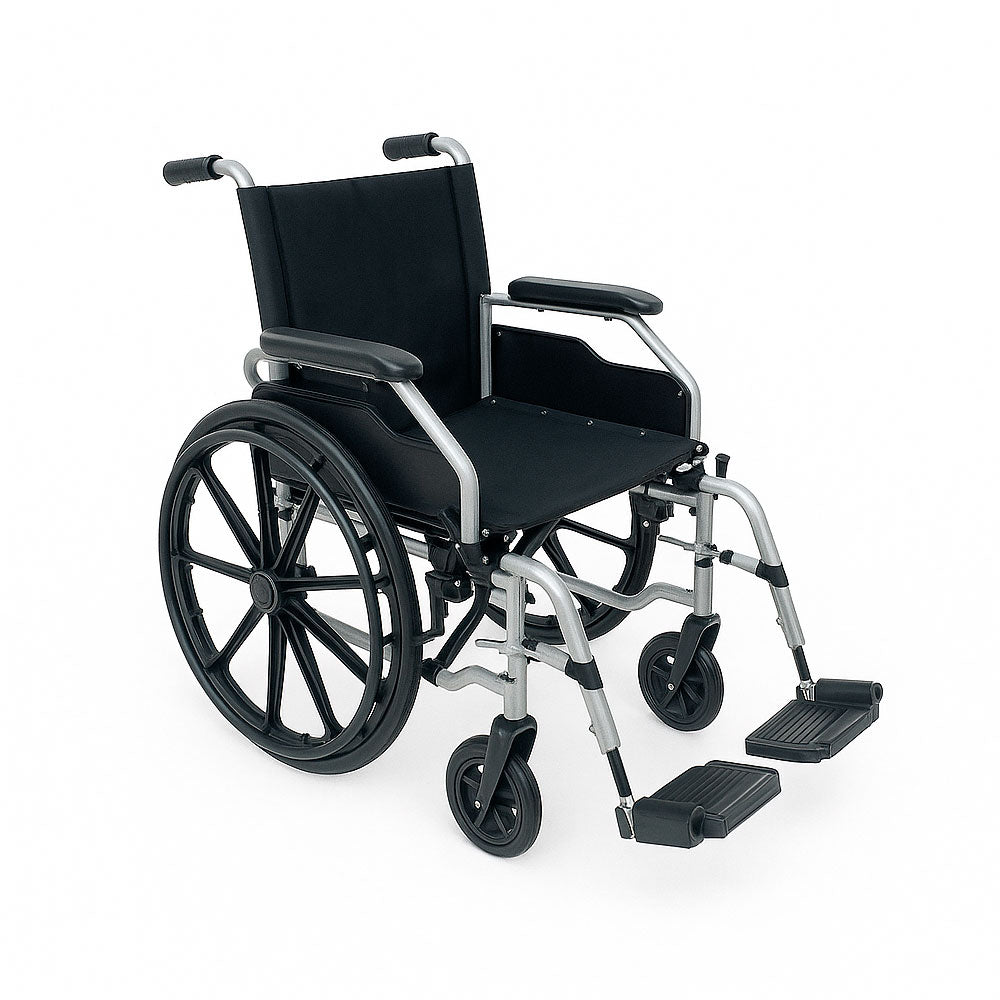 Silla de Ruedas con Pisaderas Desmontables
