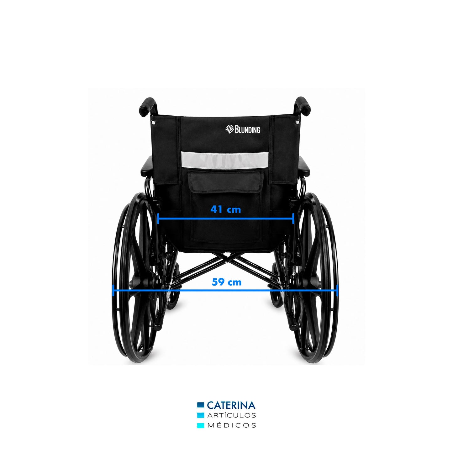 Silla de Ruedas Premium 2.2 (Con pisadera desmontable) - Blunding