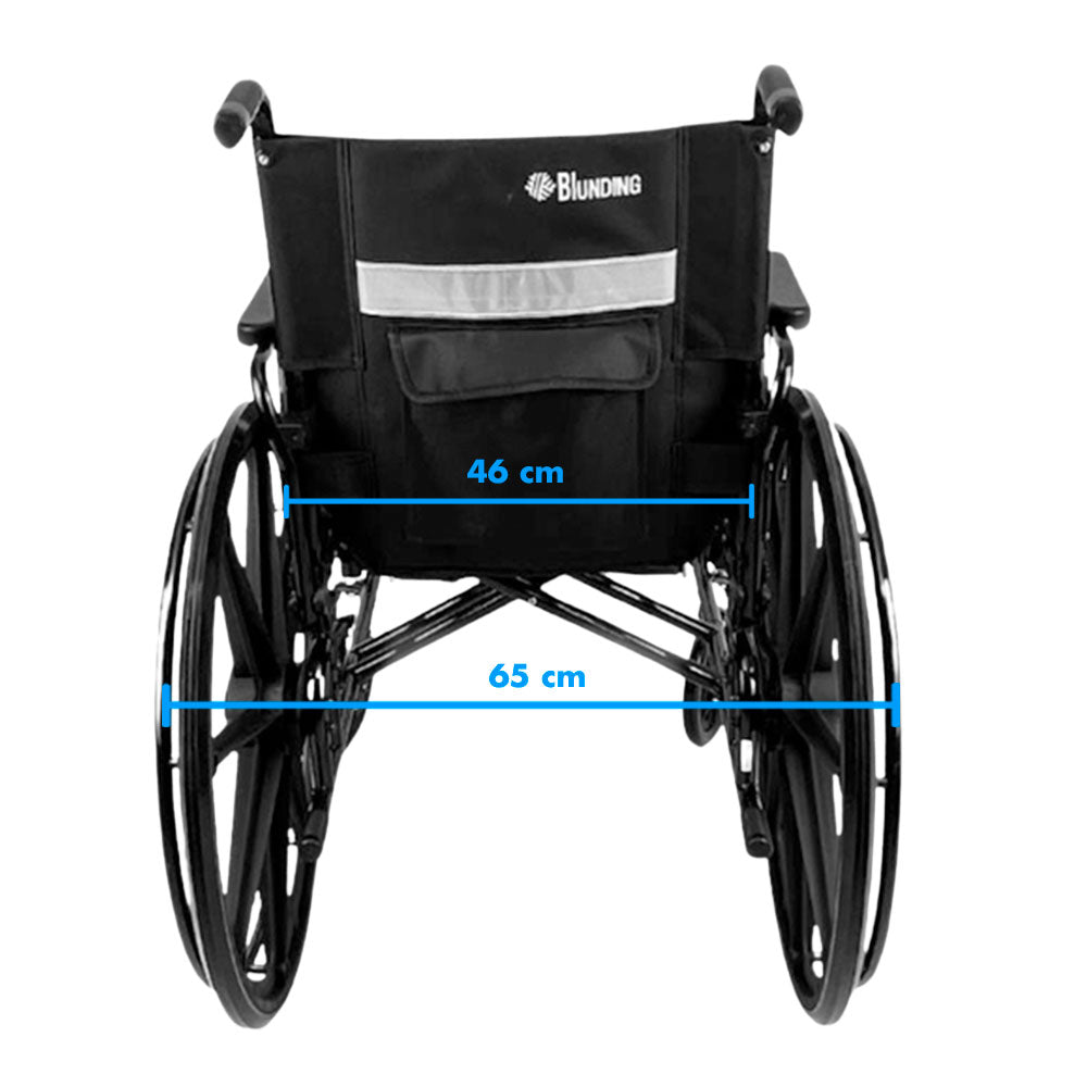 Silla de Ruedas Premium 2.2 (Con pisadera desmontable) - Blunding
