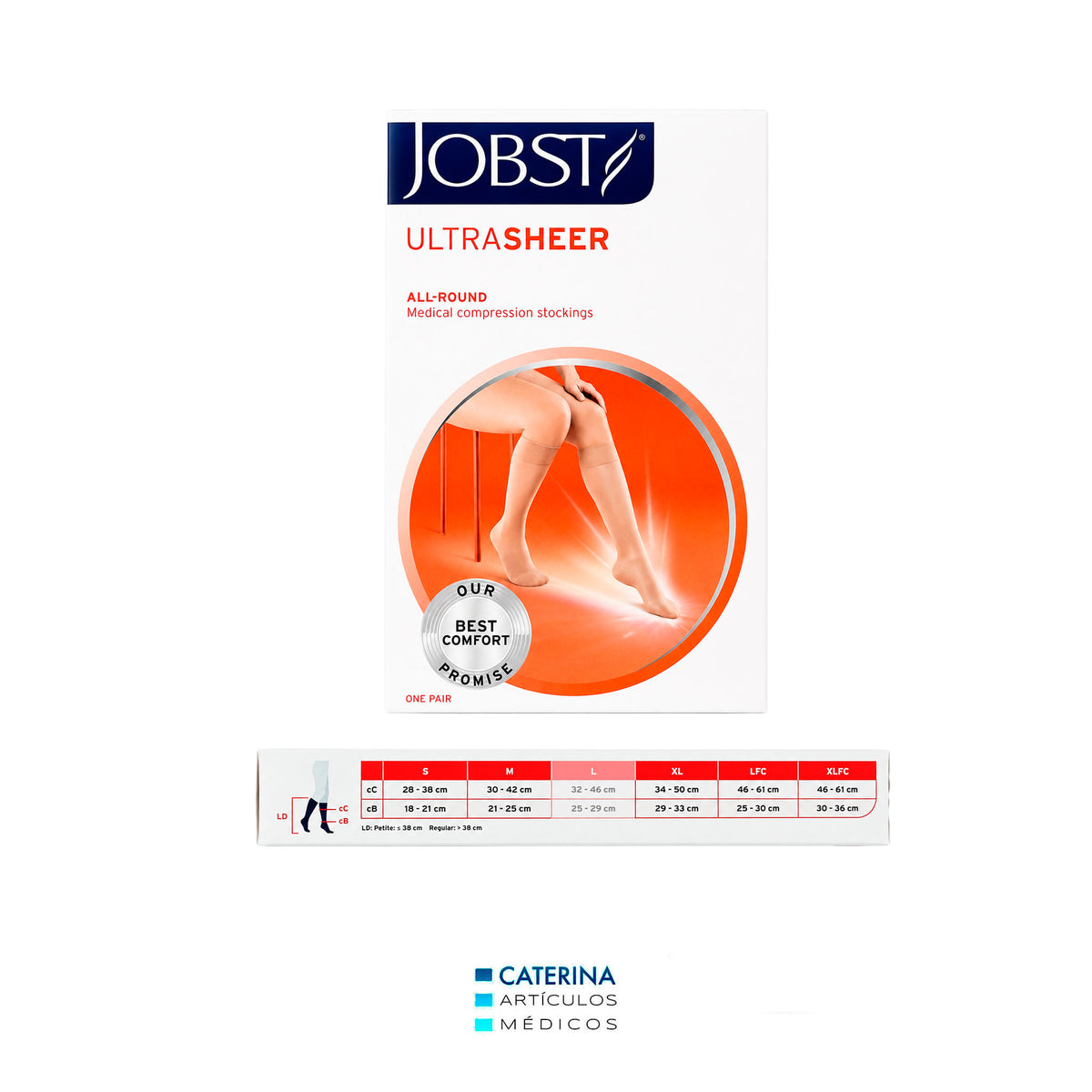 Calcetines de Compresión sin punta - mujer - 15–20 mmHg – JOBST