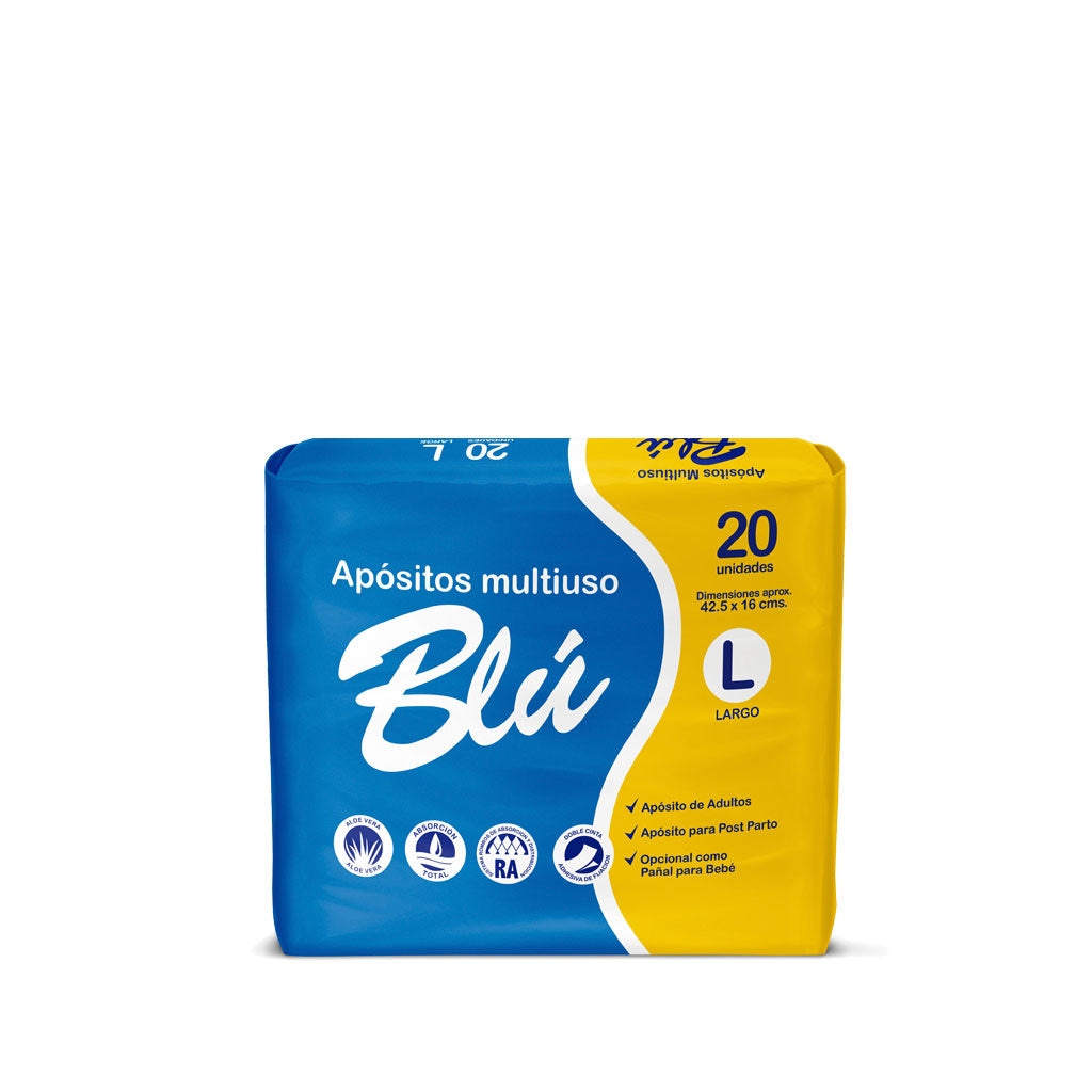 Aposito Blu Adulto L 42x16cm 20u.