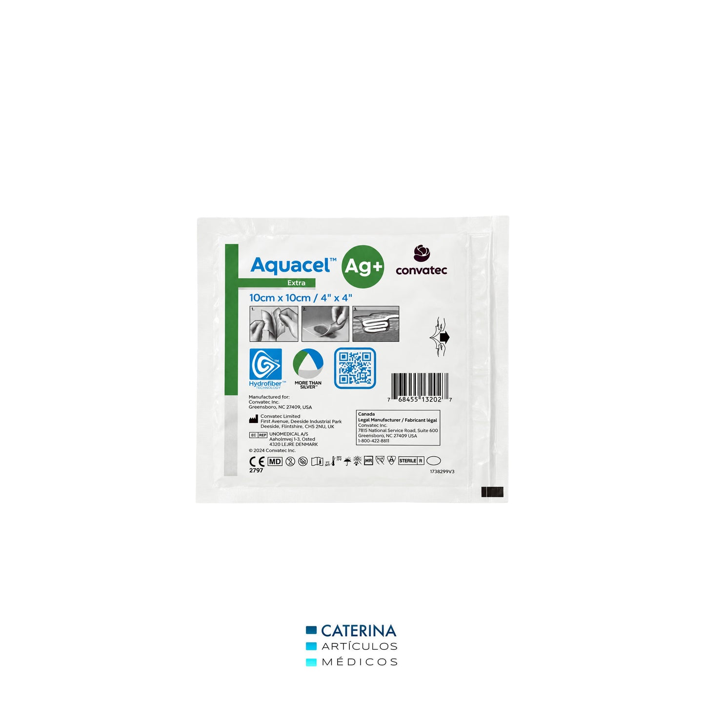 Aquacel extra ag mas 10x10cm