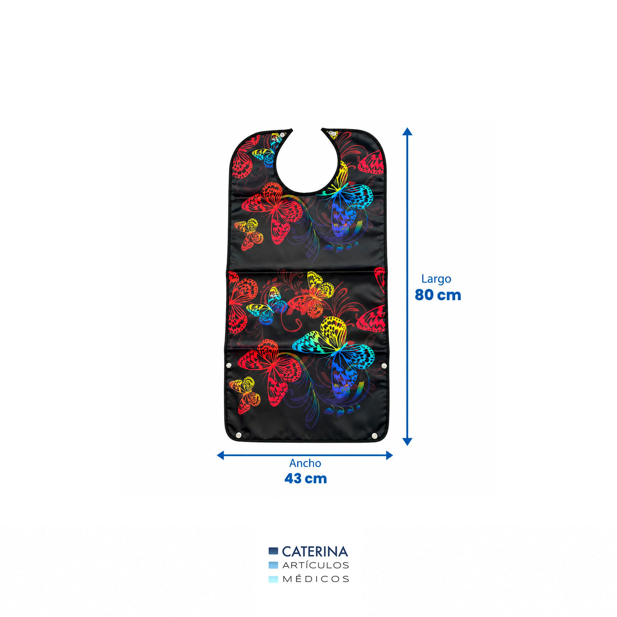 Babero Impermeable Adulto PVC Diseños 80 x 43 cm