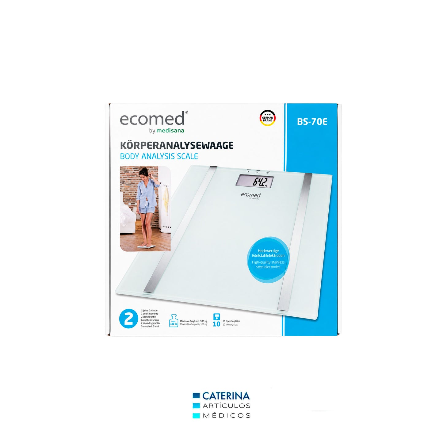 Balanza Digital Medidor de Grasa Corporal BS-70E – ECOMED