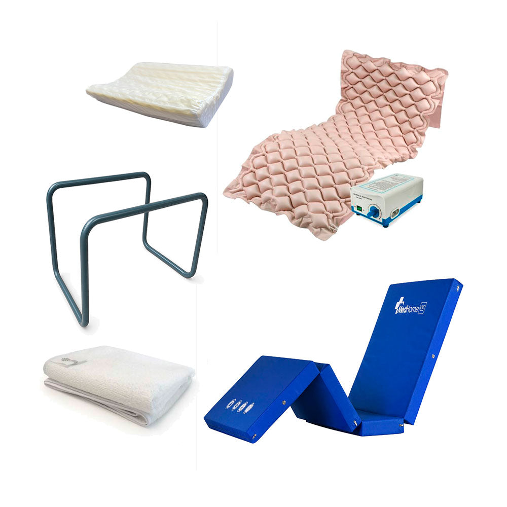 Pack Descanso y Protección en Cama Clínica (Alza Ropa Recto)