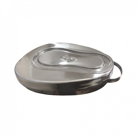 Chata Anatómica de Acero Inoxidable con Tapa