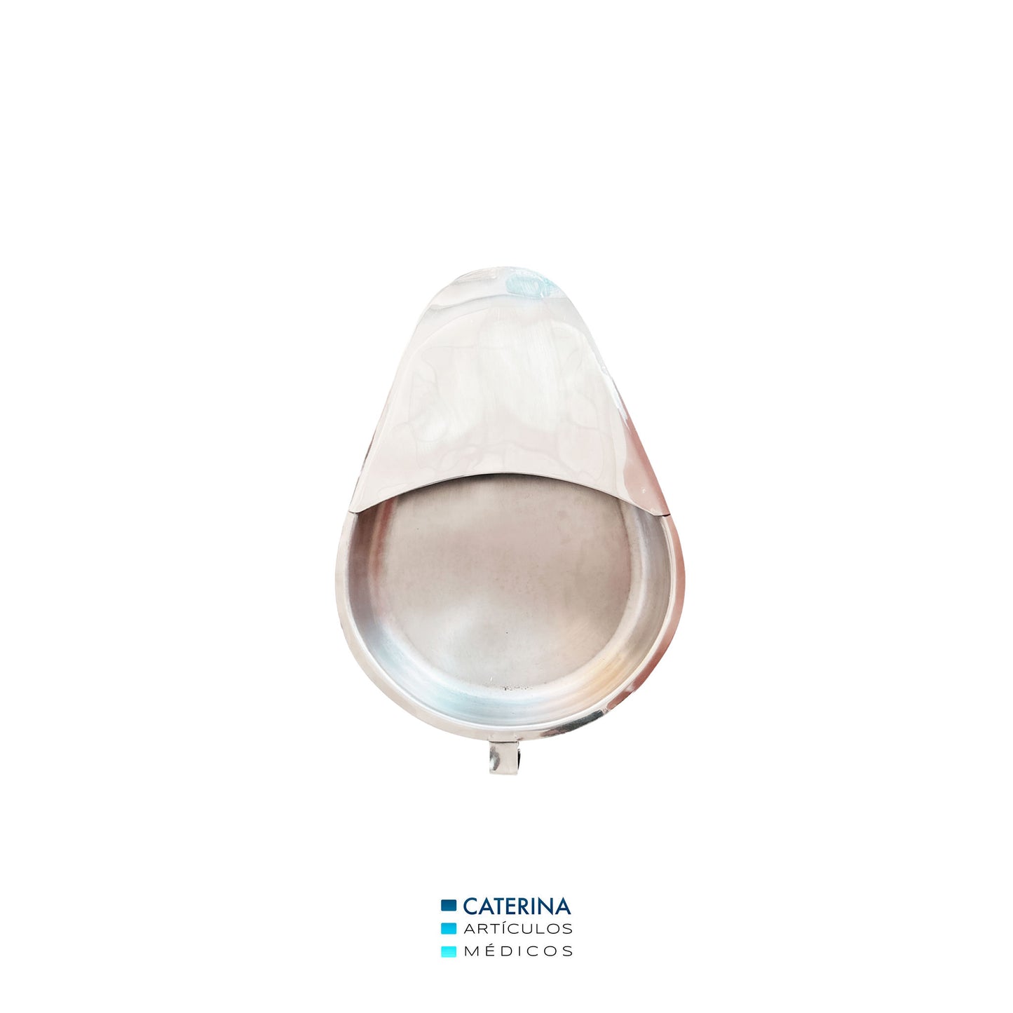 Chata de Acero Inoxidable con Tapa (Tipo Zapato)