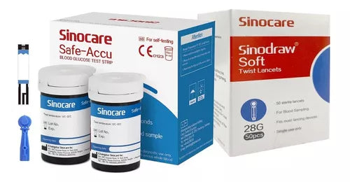 Cintas y Lancetas Glicemia - Sinocare