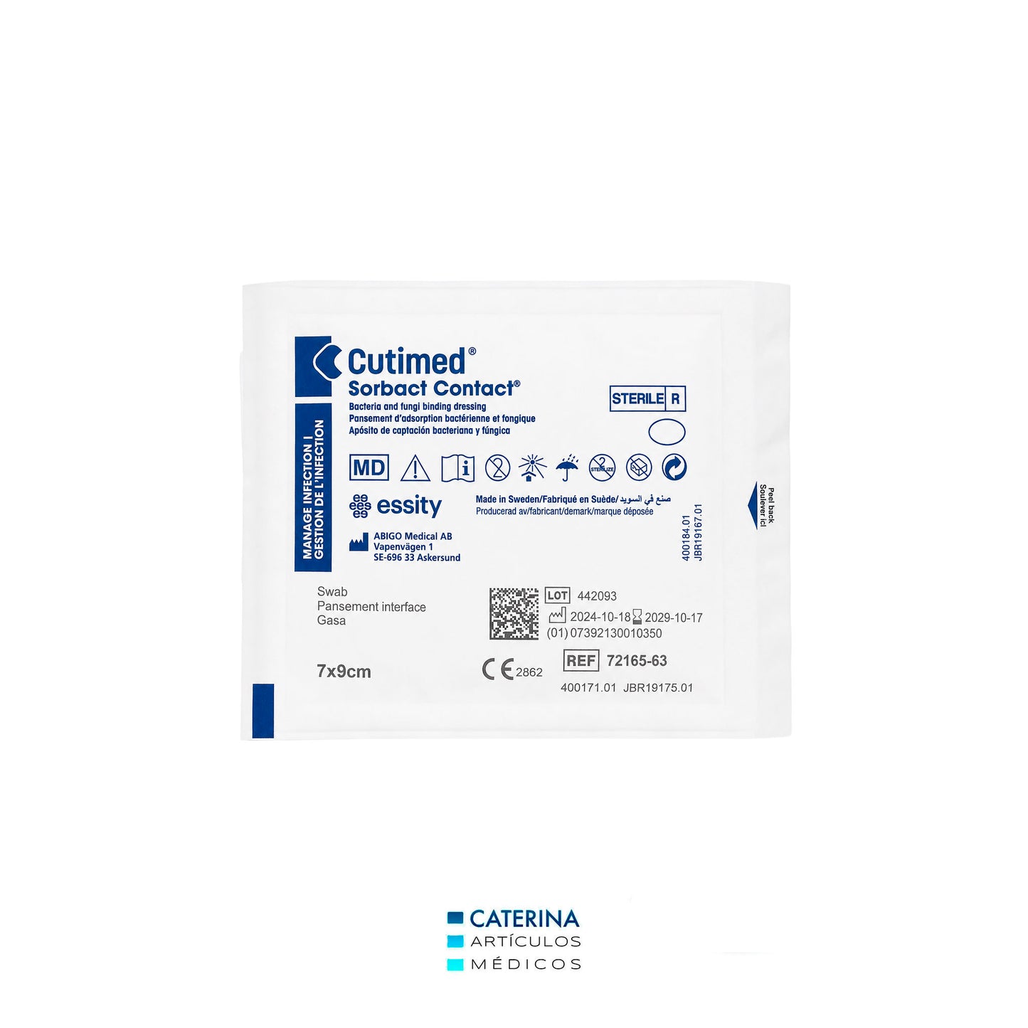 Cutimed Sorbact 7×9 cms (Malla DACC) - BSN