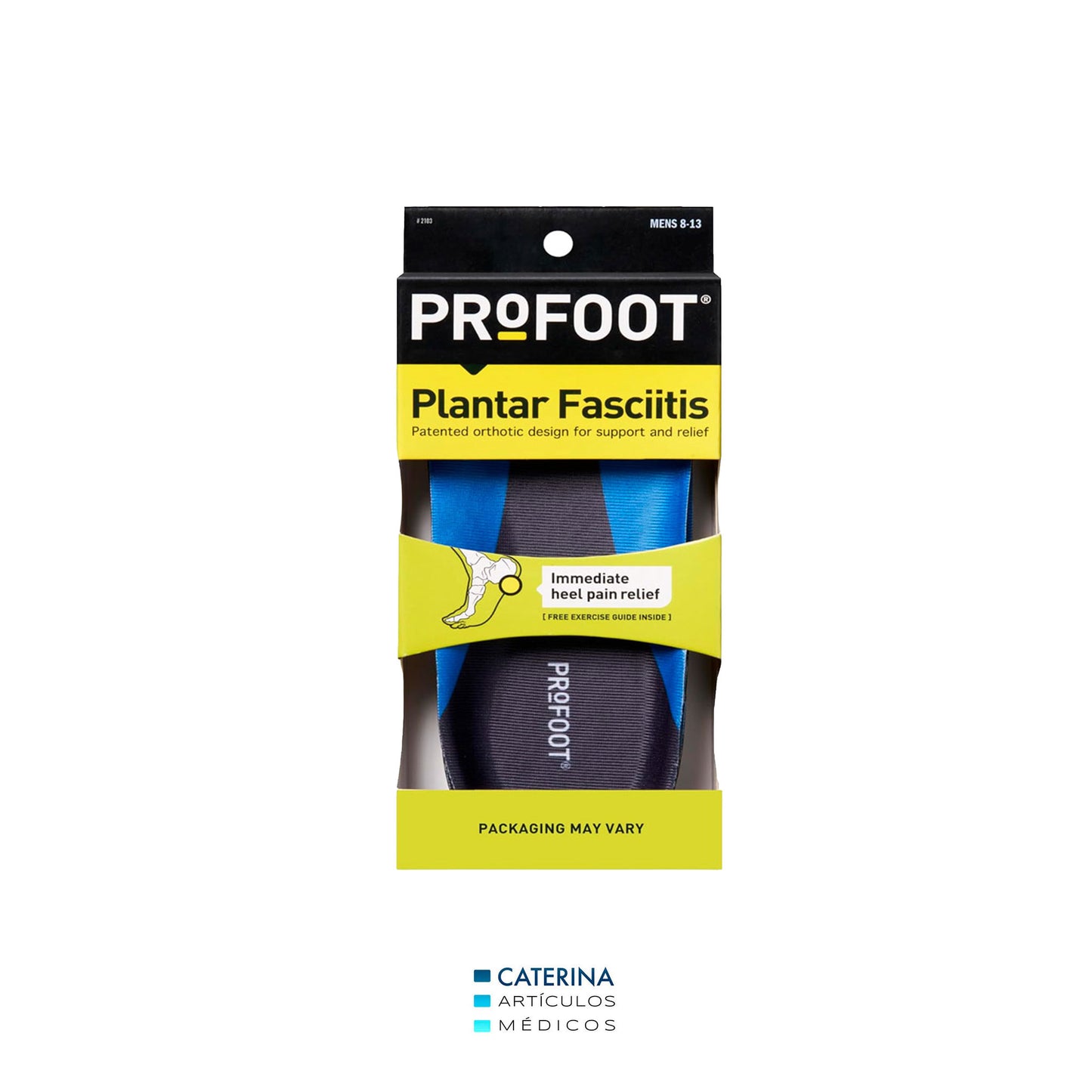 Talonera para Fascitis Plantar con Soporte de Arco - Para hombre – Profoot
