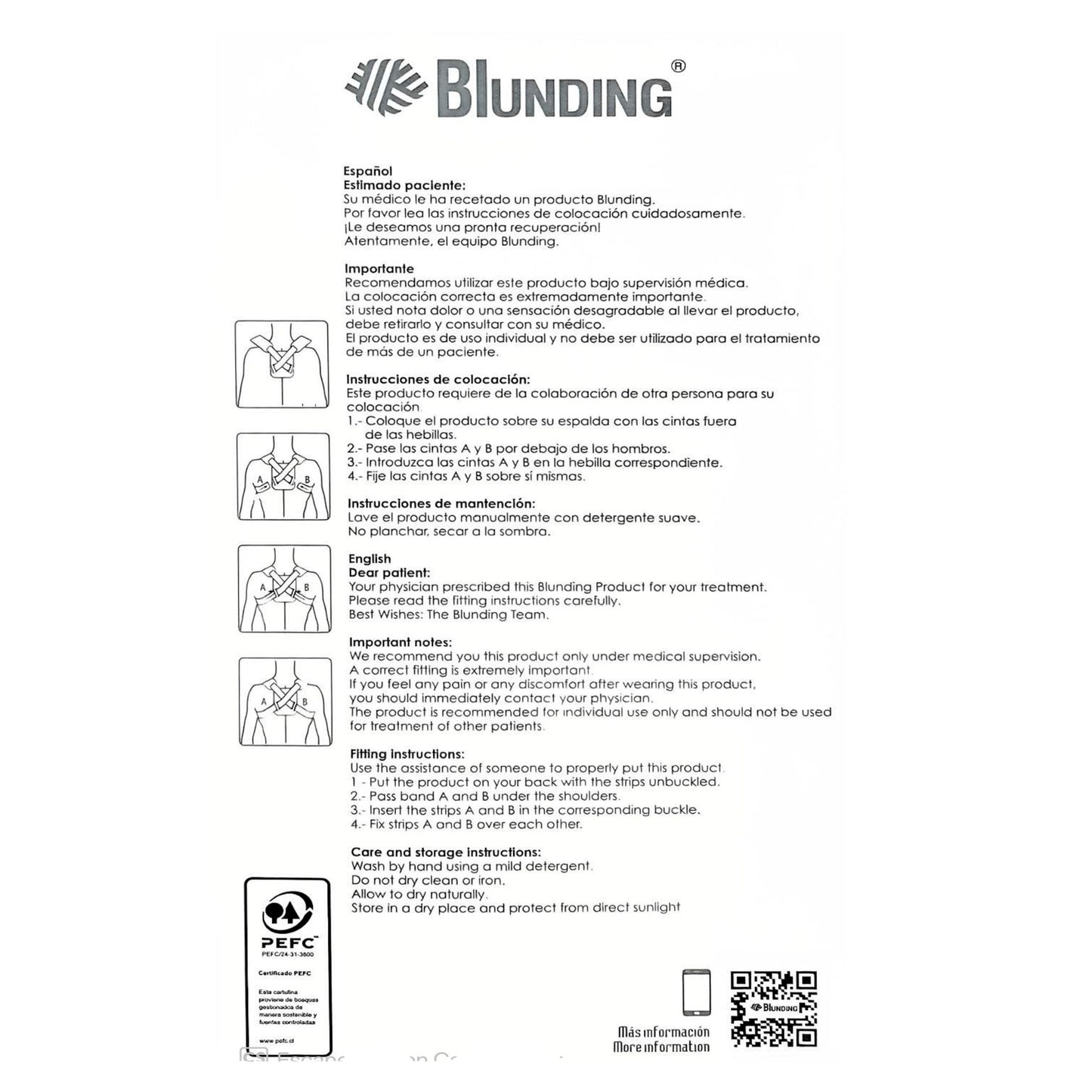 Inmovilizador de Clavícula HM 135 - Blunding