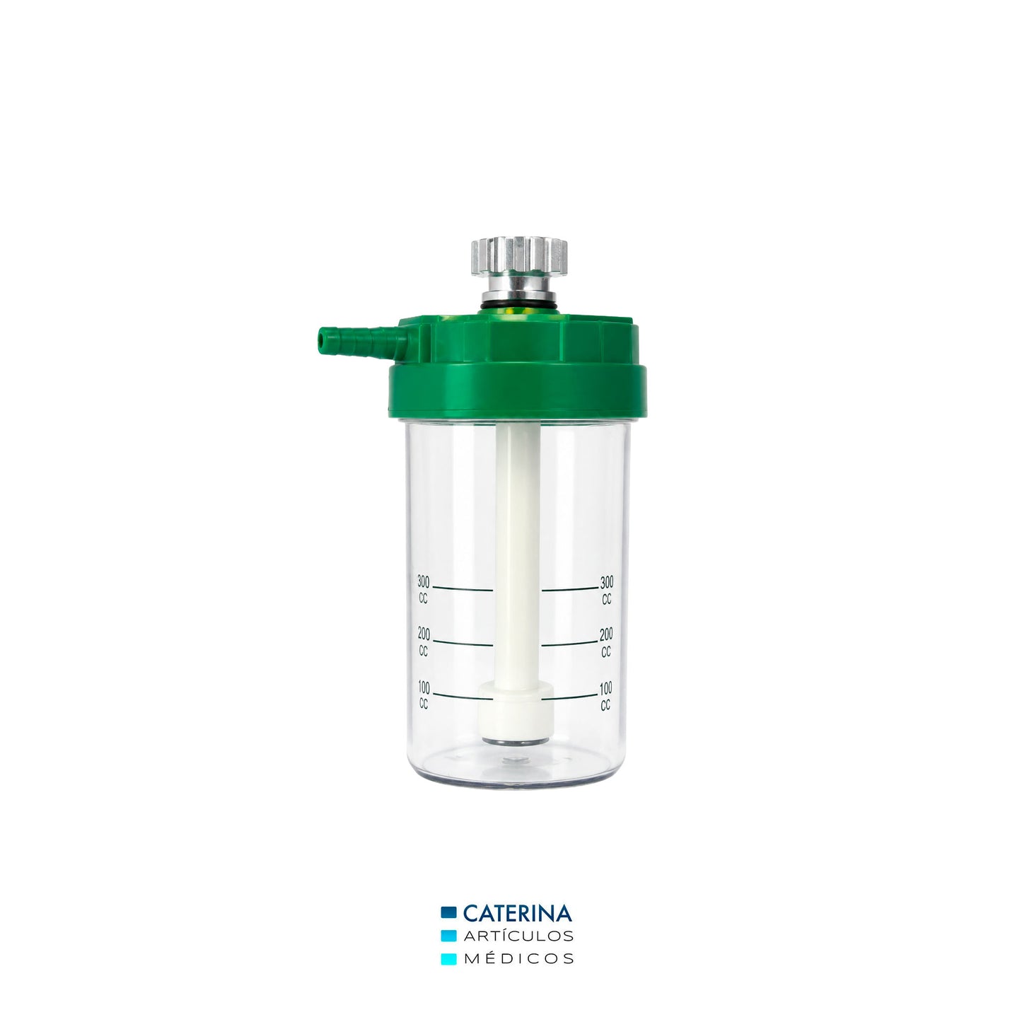 Vaso humificador para oxigeno reutilizable
