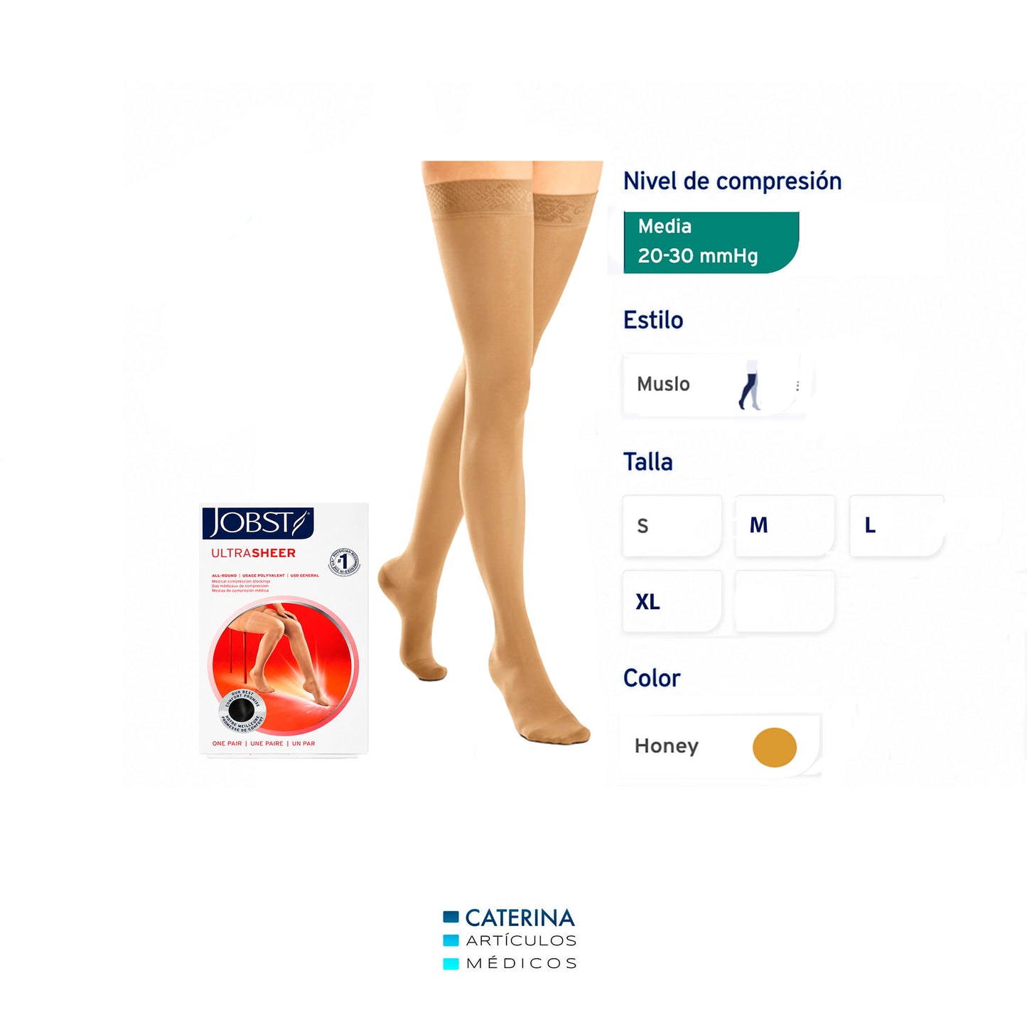 Medias de Compresión - mujer - 20 -30 mmHg – JOBST