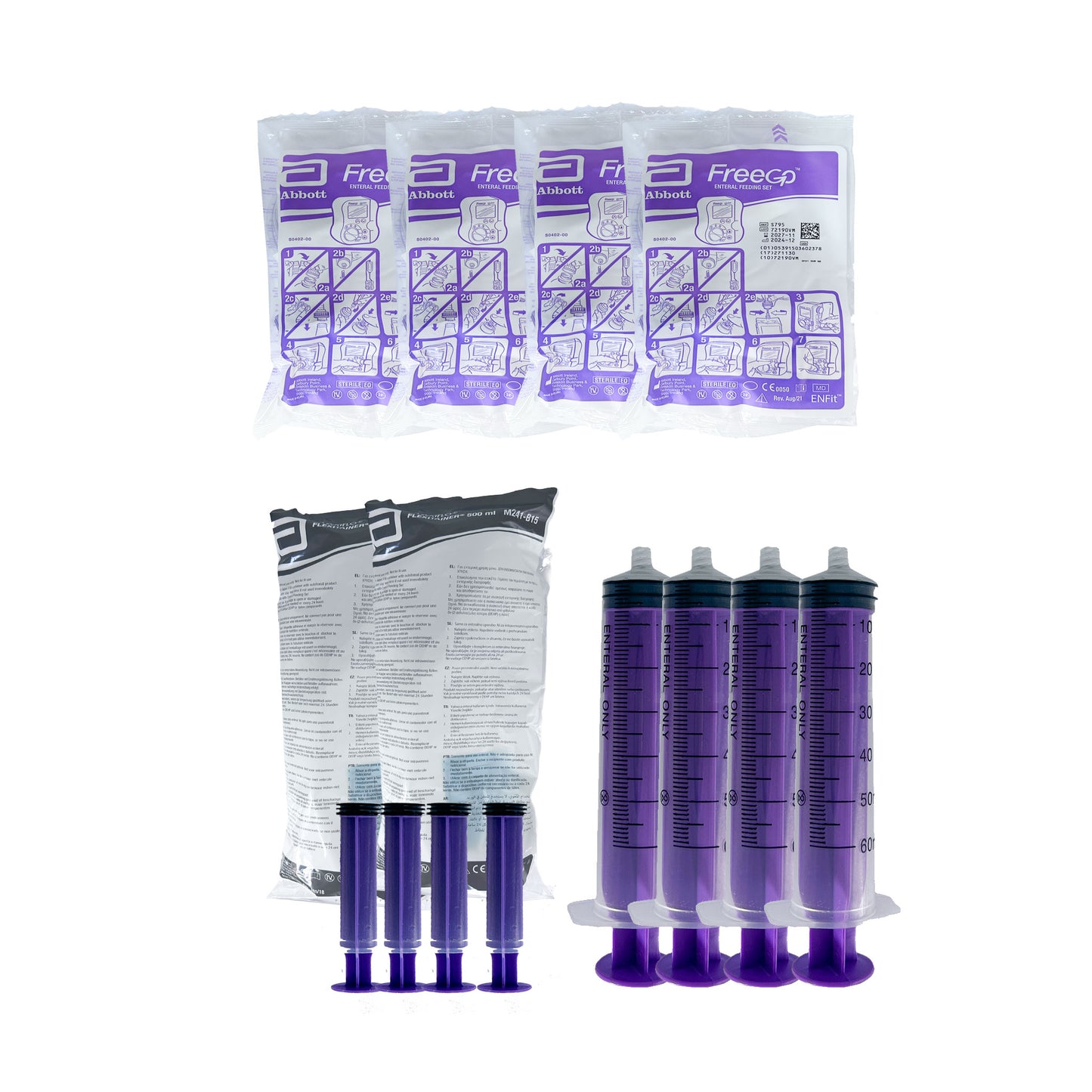 Pack de Alimentación Enteral FreeGo – Kit de Inicio Completo