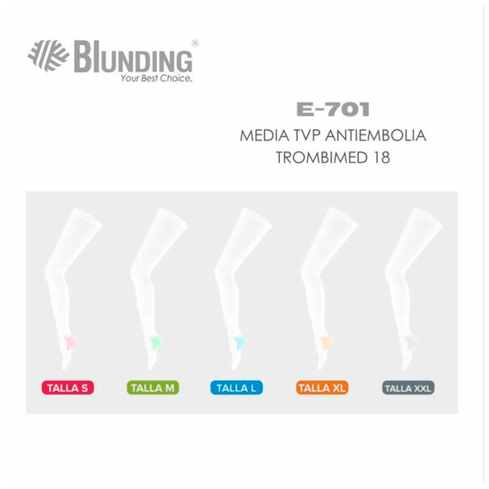 Medias Antiembolicas 18 mmHg - Blunding