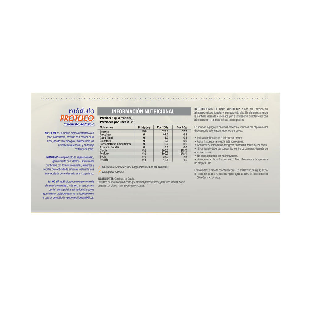 Nata100 Modulo Proteico 250grs