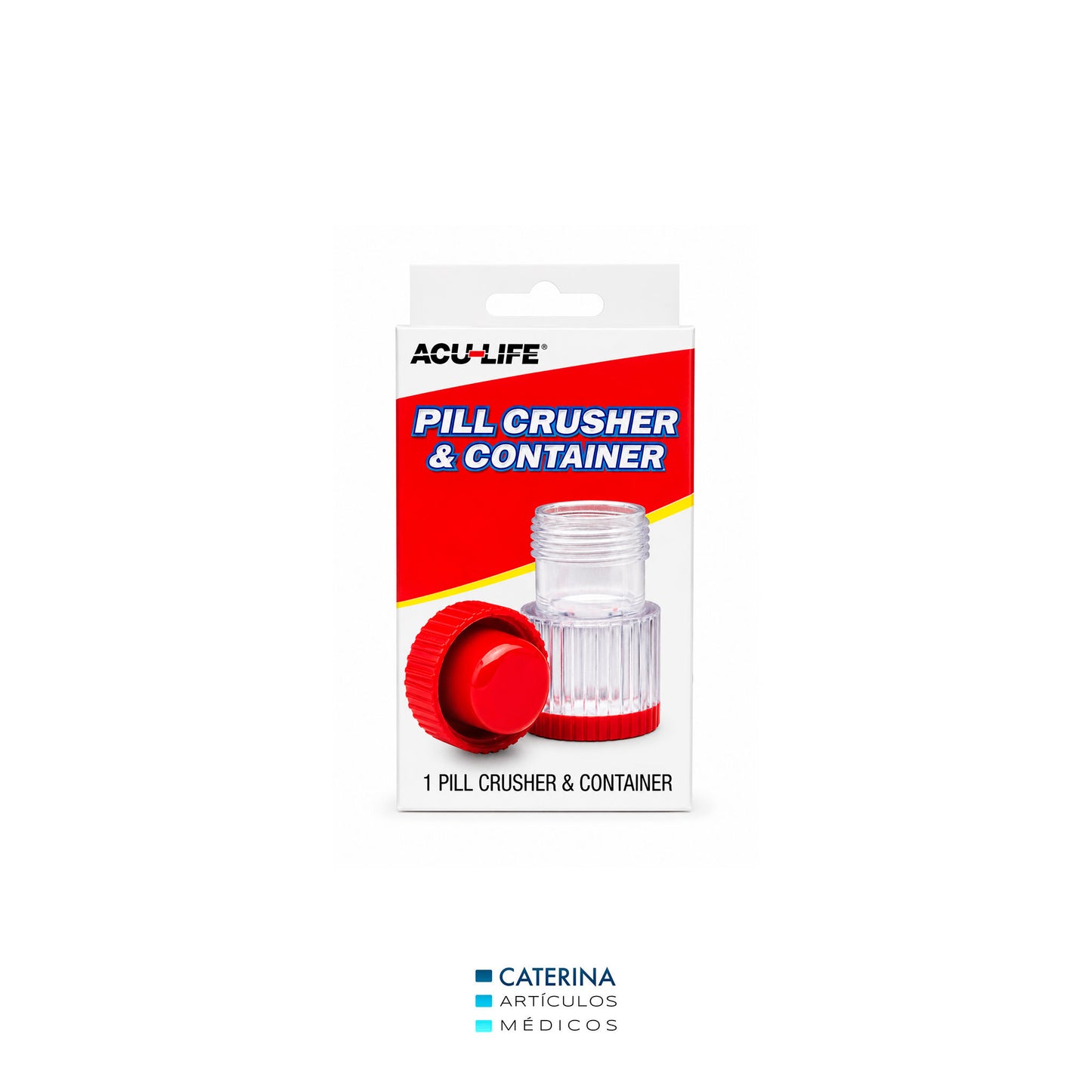 Moledor de Pastillas con Contenedor – Acu-Life