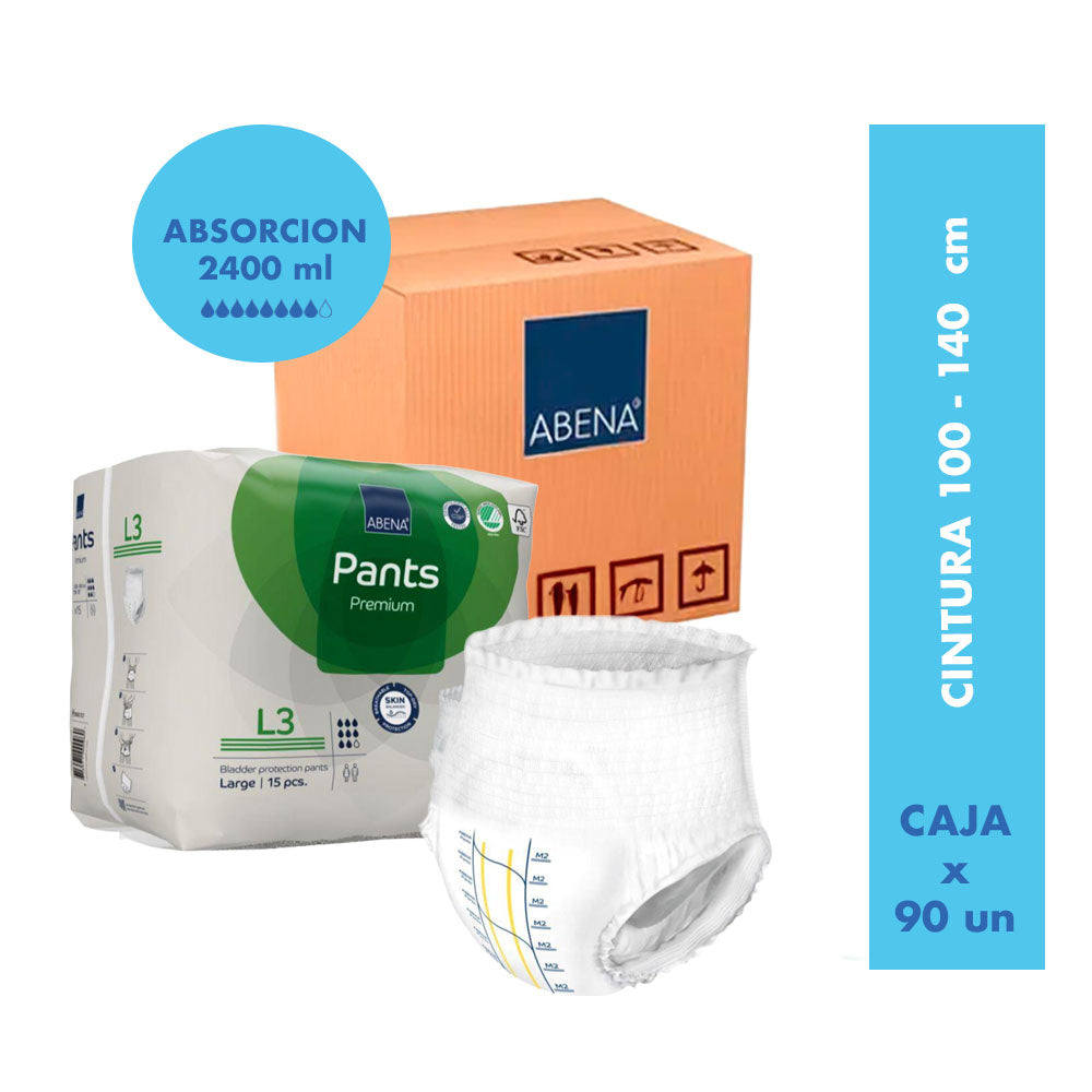 Calzón Pañal Pants Premium (Caja) - Abena L3