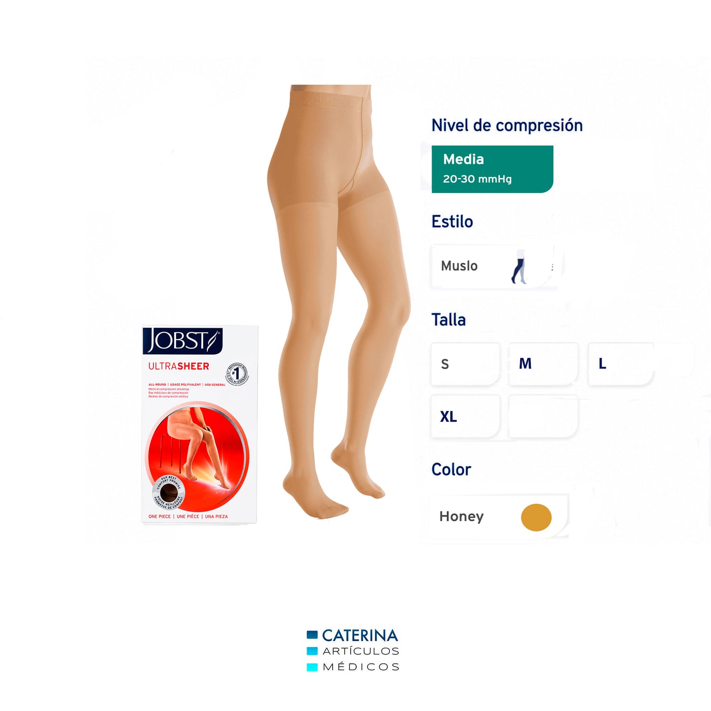 Panty de Compresión - mujer - 20 - 30 mmHg – JOBST