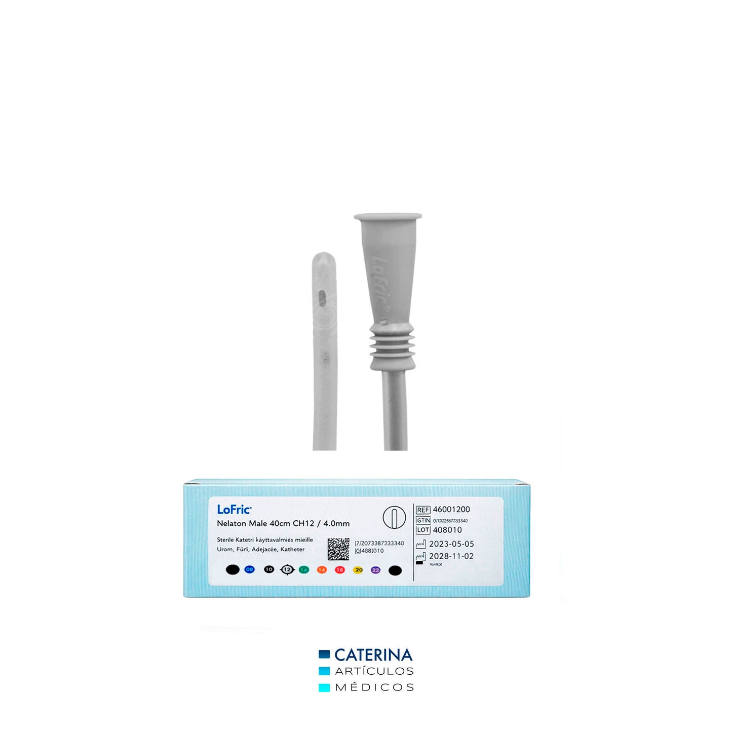 Sonda Nelaton Auto lubricada 30unds - LoFric