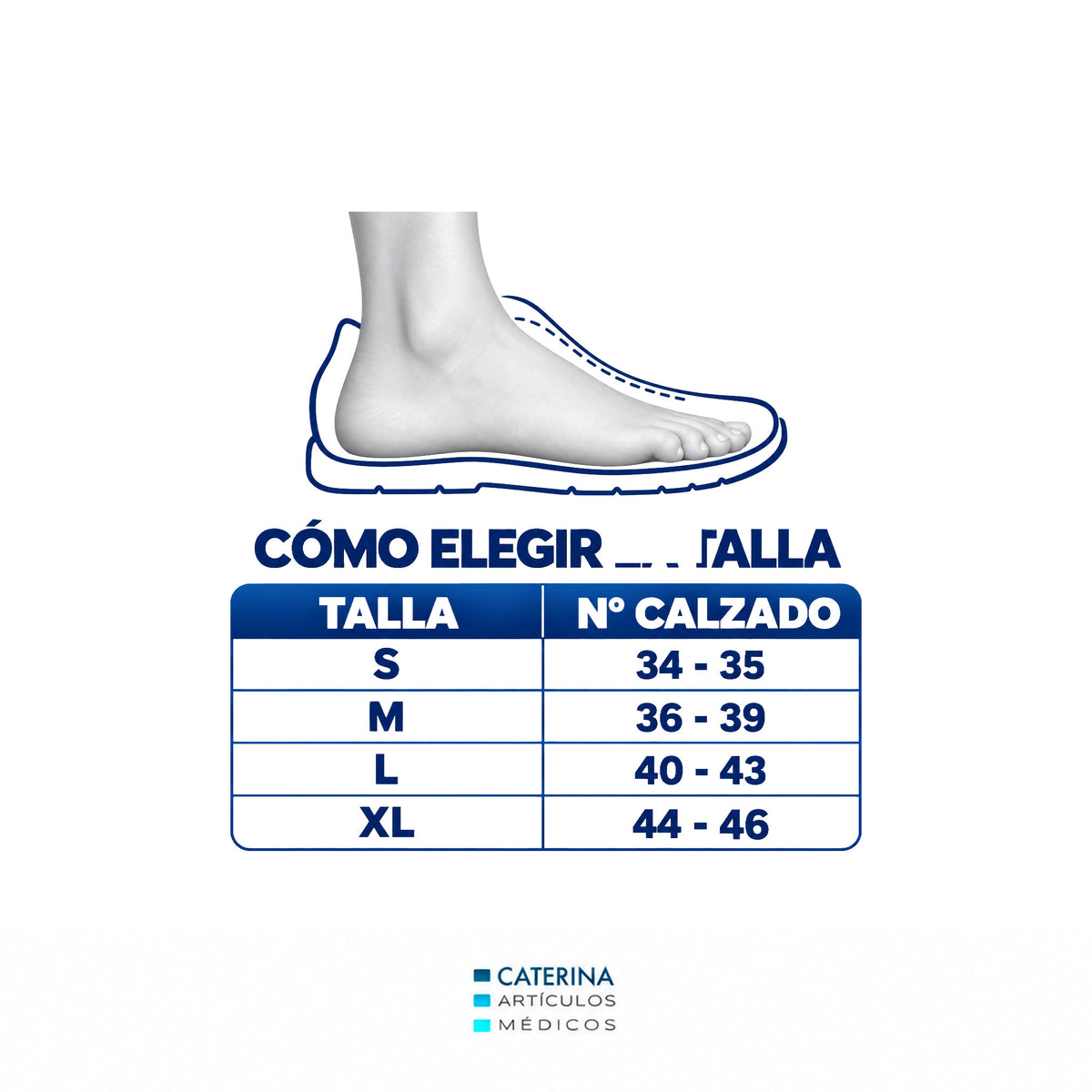 Zapato descarga de antepie cerrado MI-17 L