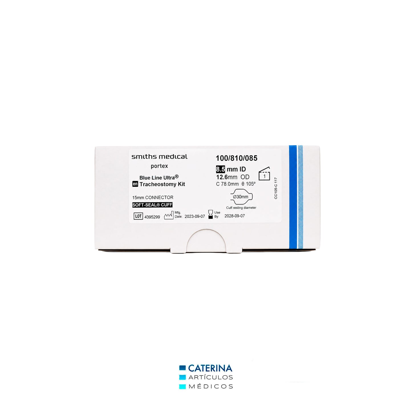 Kit de Cánula de Traqueostomía con Balón 810 - Portex