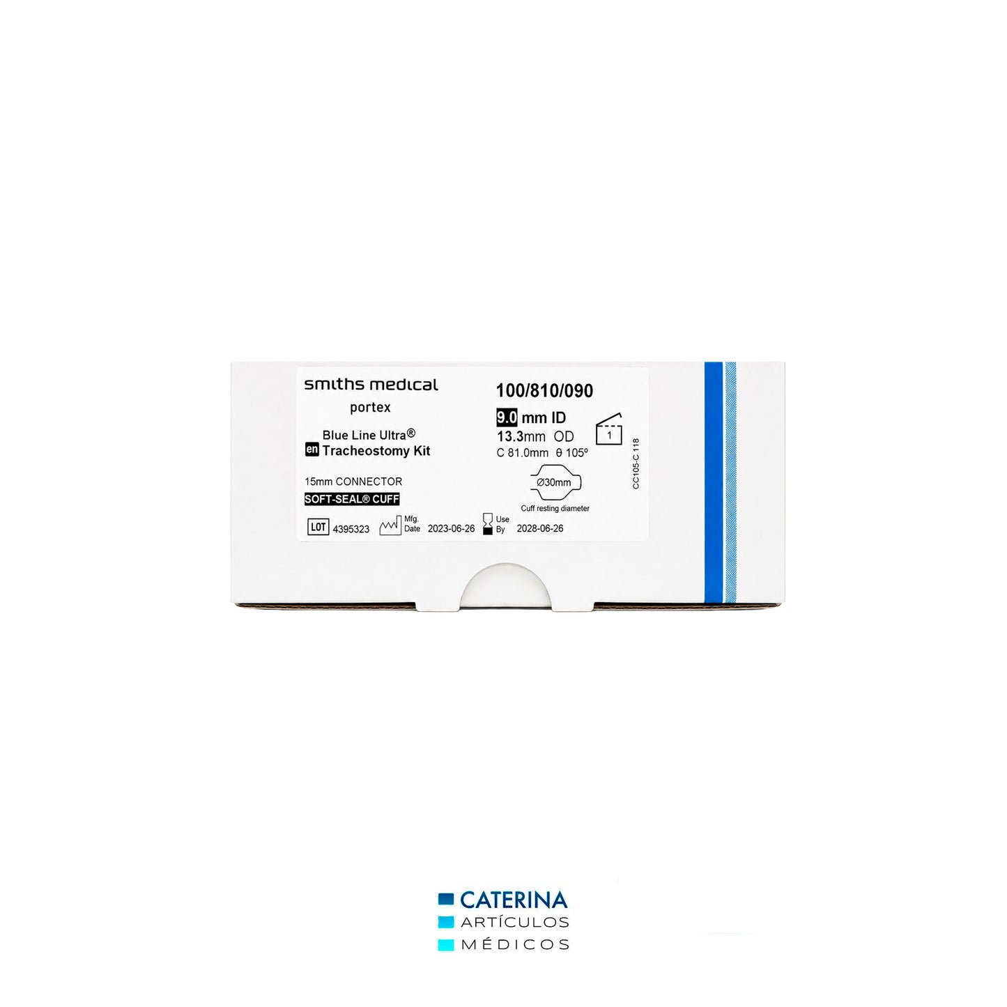 Kit de Cánula de Traqueostomía con Balón 810 - Portex