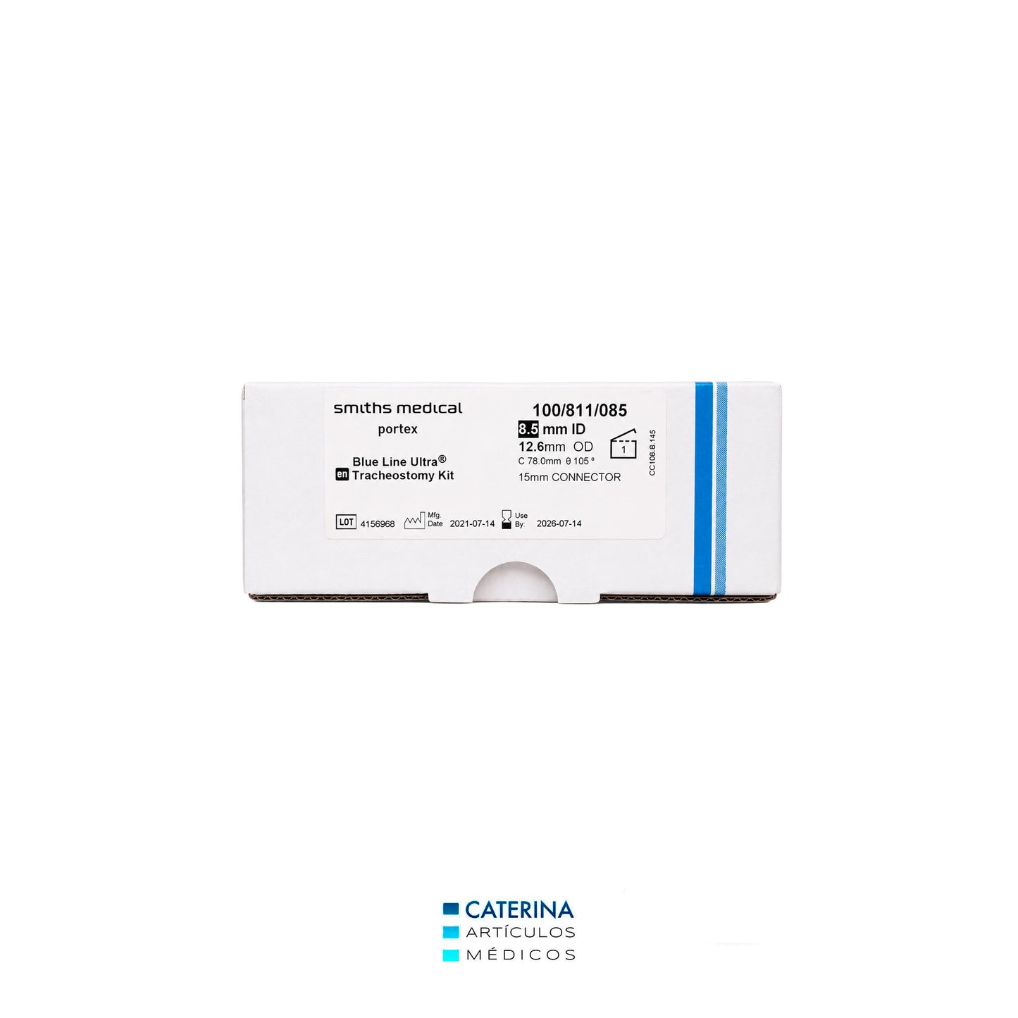 Kit de Cánula de Traqueostomía sin Balón 811 - Portex