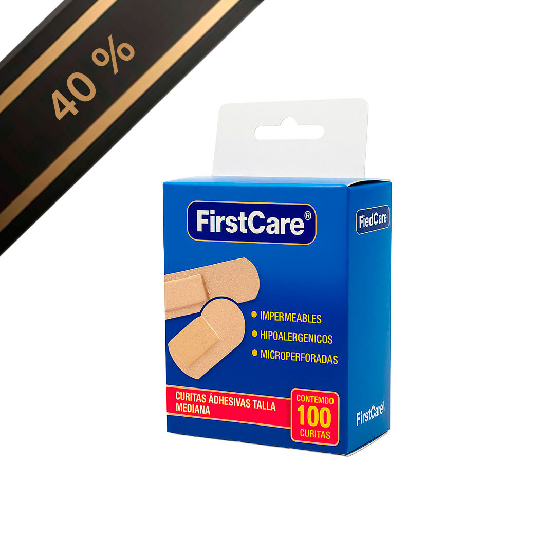 Parche Curita Rectangular 100uds. - First Care