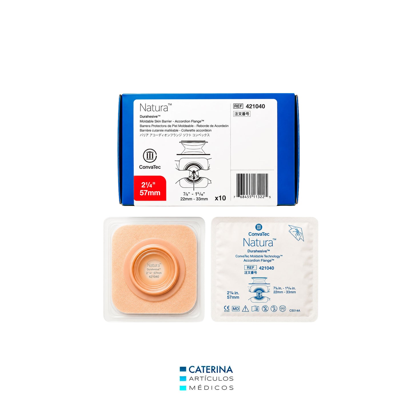 Placa moldeable Natura 57 22/33 REF 421041 - Convatec