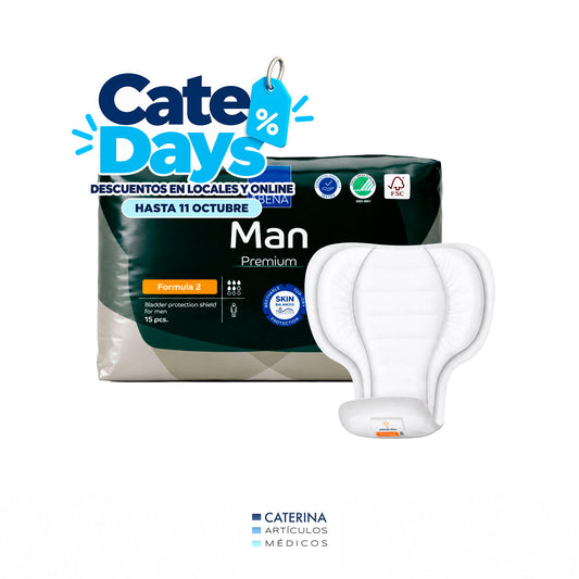 Apósito de incontinencia Masculino Man - 29x23cm Abena 700 ml - CATE DAYS