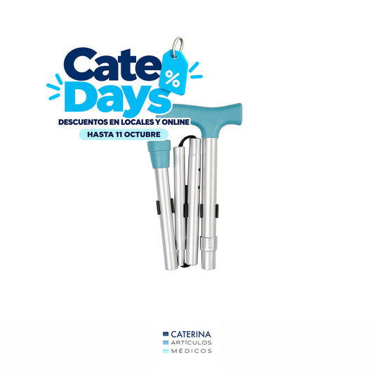 Bastón Plegable Aluminio - CATE DAYS