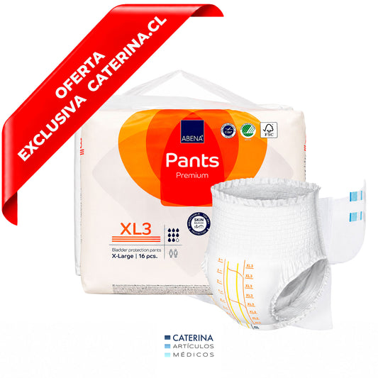 Calzón Pañal Unisex Pants Premium Talla XL - Abena
