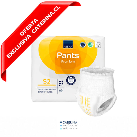 Calzón Pañal Pants unisex Premium  talla S - Abena