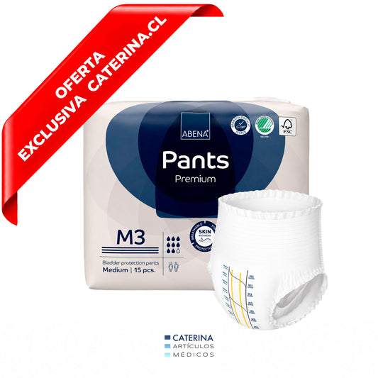 Calzón Pañal Pants Premium talla M - Abena