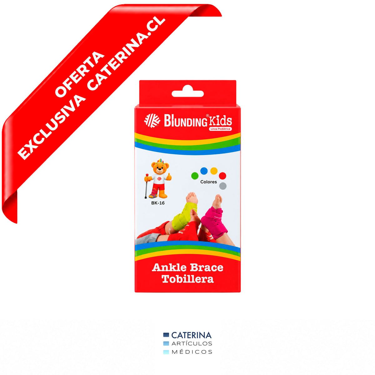 Tobillera Pediátrica Estabilizadora BK-15 - Blunding