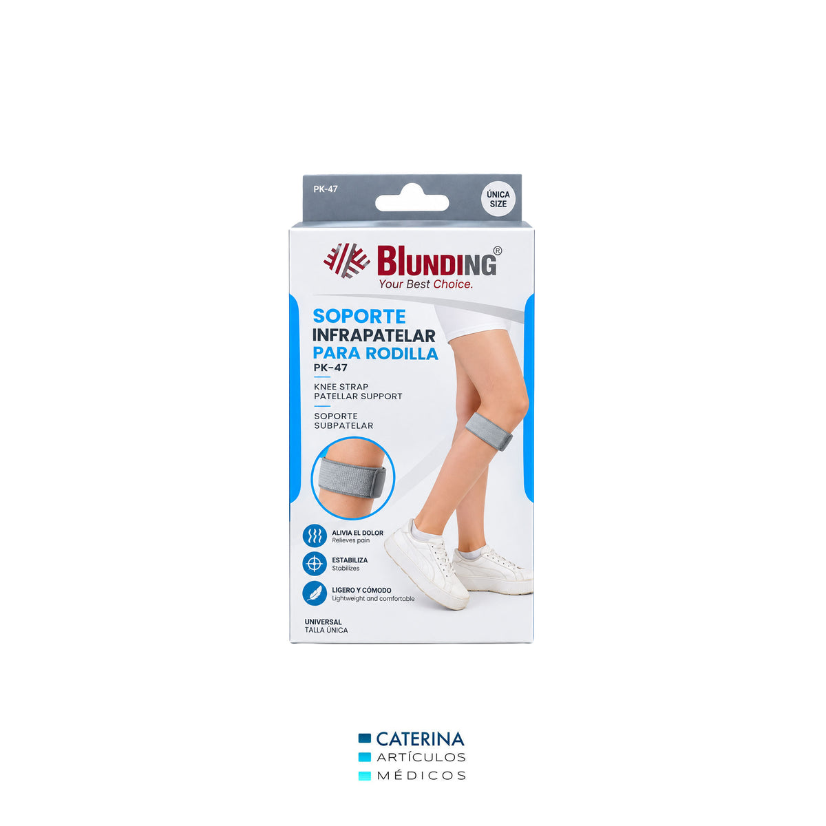 Soporte Tendón Rotuliano MI 045 - Blunding ( contorno bajo rodilla 31 - 45 cm )