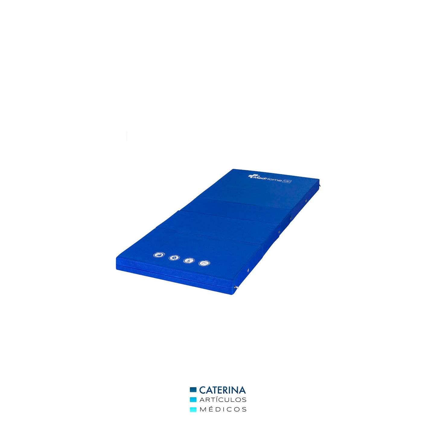 OFERTA Colchón azul 3 pliegues con detalle