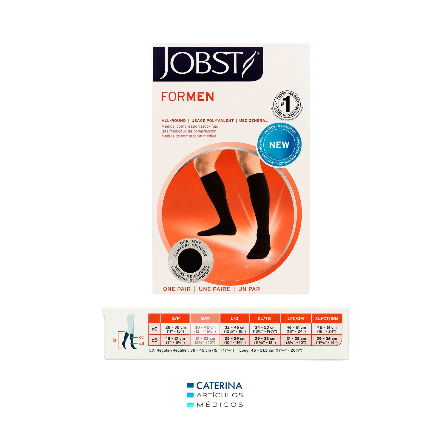 Calcetines de Compresión - hombre - 20 -30 mmHg – JOBST